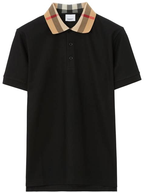 playera negra burberry|Playeras tipo polo de Burberry .